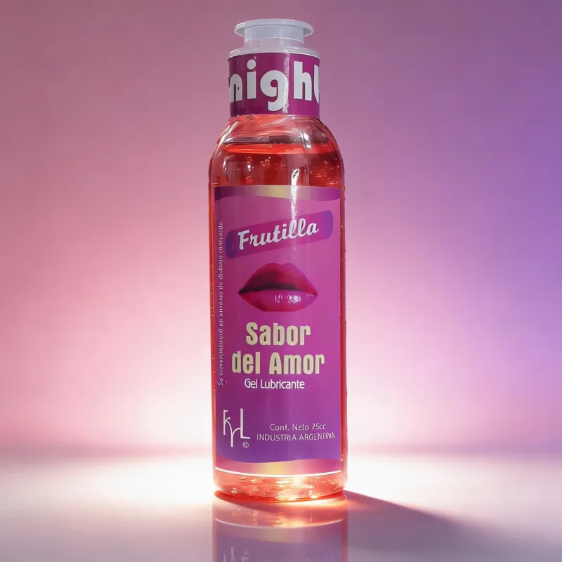 Gel Comestible Lubricante Frutilla Saborizado Masajes FYL