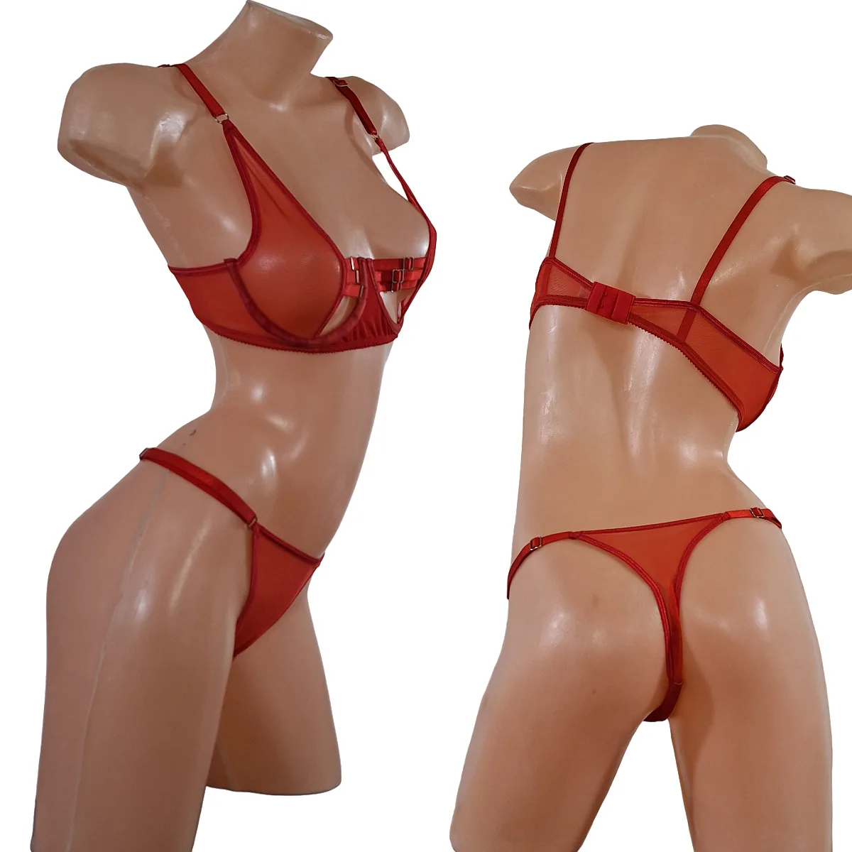 Conjunto Minifalda Arnes Portaligas (art 2041) Talle 85 al 120 - Imagen 2