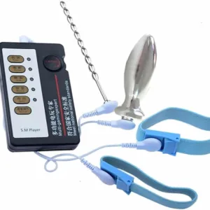 Electro Estimulador Pin Uretra + Plug Anal