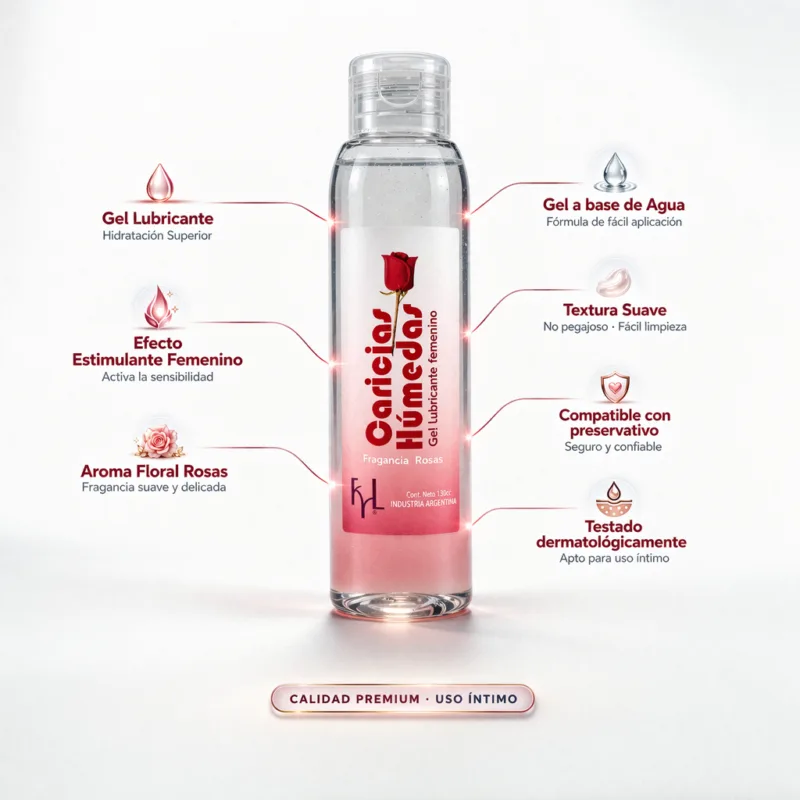 Gel Bio-Estimulante Femenino - Caricias Húmedas - FYL