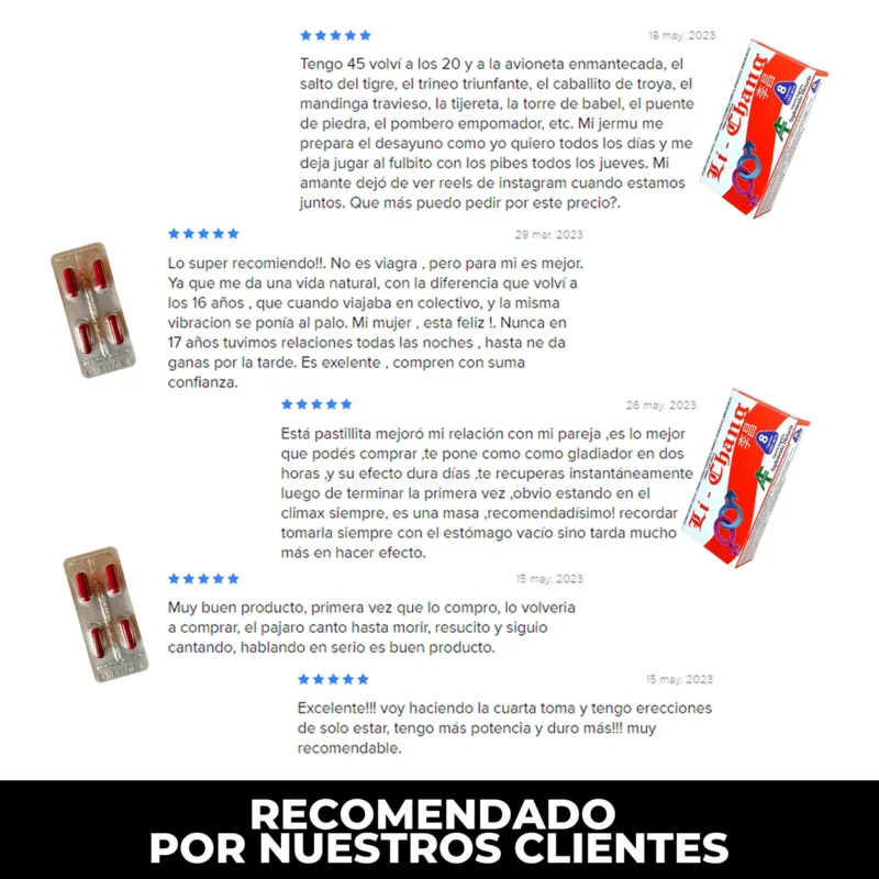 Li Chang 8 capsulas (1x8) - Vigor Masculino -