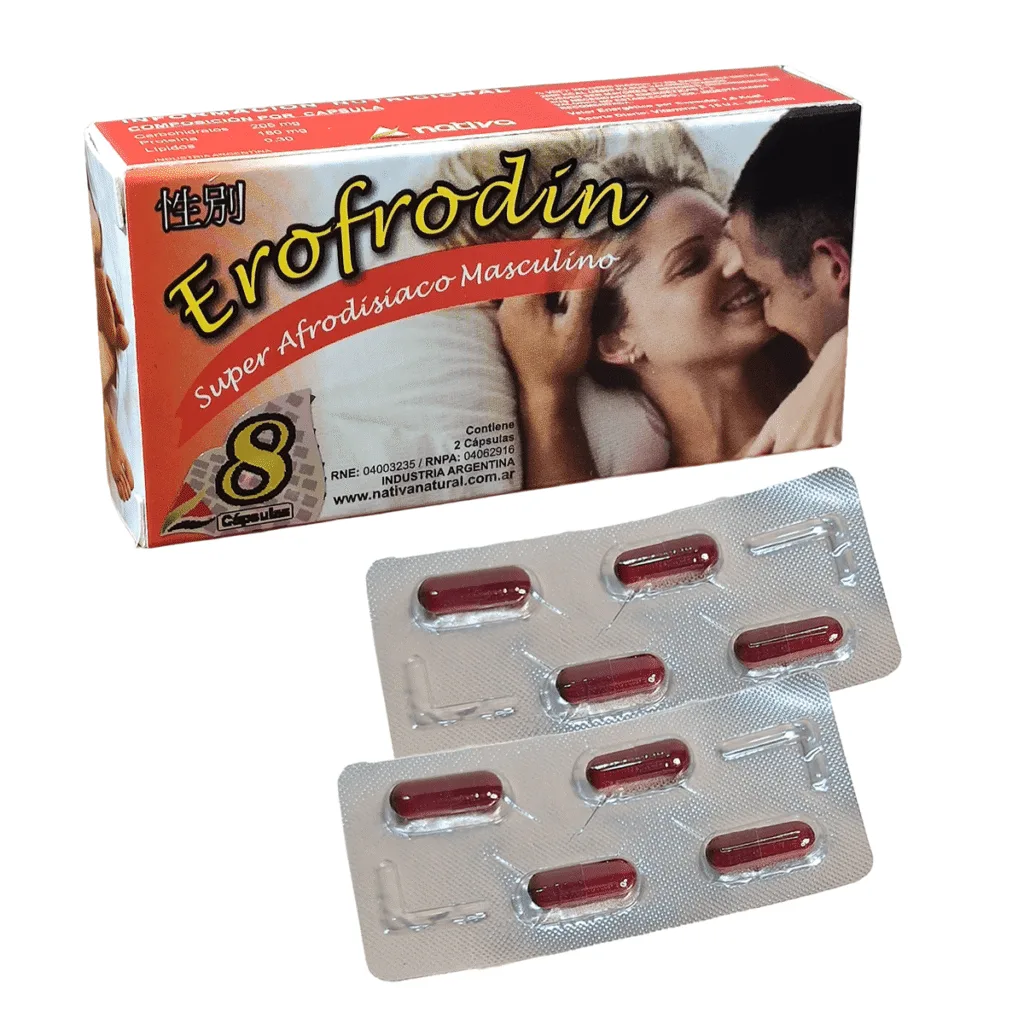 Erofrodin Vigor Masculino Caja x8 Capsulas
