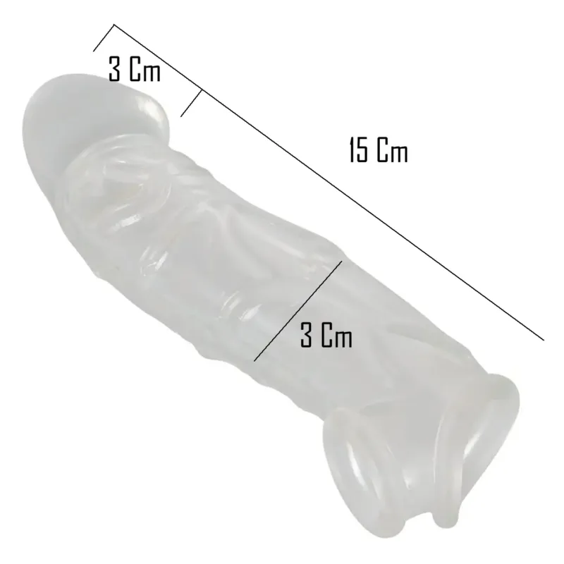 Funda Con Agarre Testículos Cristal - TPE501