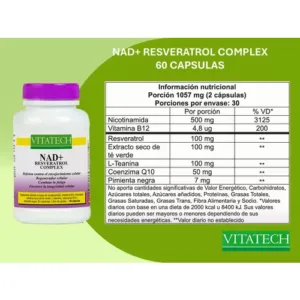 nad+ resveratrol vitatech