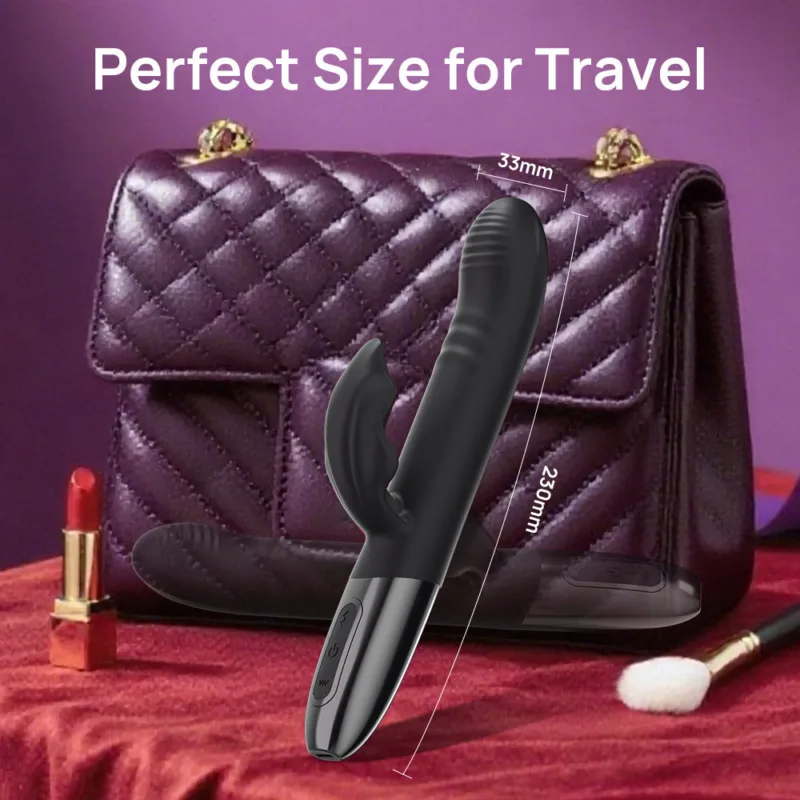 Vibrador Punto G con Movimiento y Rotación (Sube y Baja)