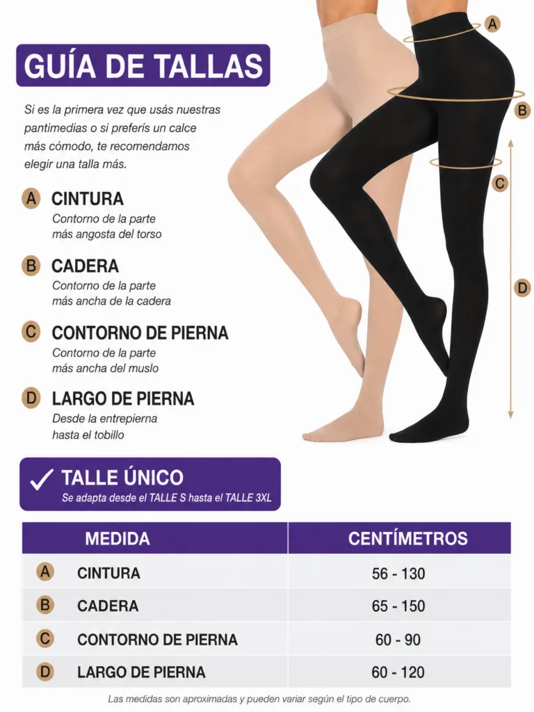 Panty Portaligas Red Brillos (art 402 Brillo) Talle 38 al 52