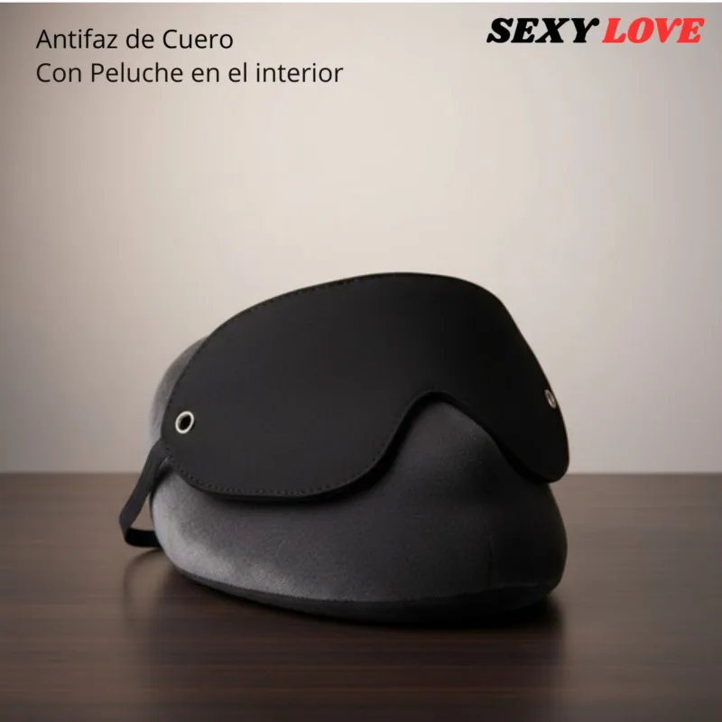 Kit Sado 3 articulos - Latigo de cuero -Esposas - Antifaz Ciego